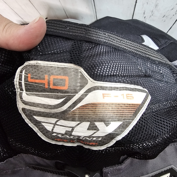 Fly Racing F-16 Powersports Riding Pants Size 40 Adjustable Waist Black Gray. - Picture 8 of 11
